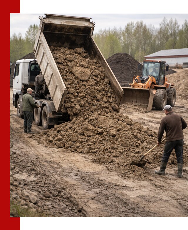Доставка глин и суглинков в Прокопьевске оптом и вкрай