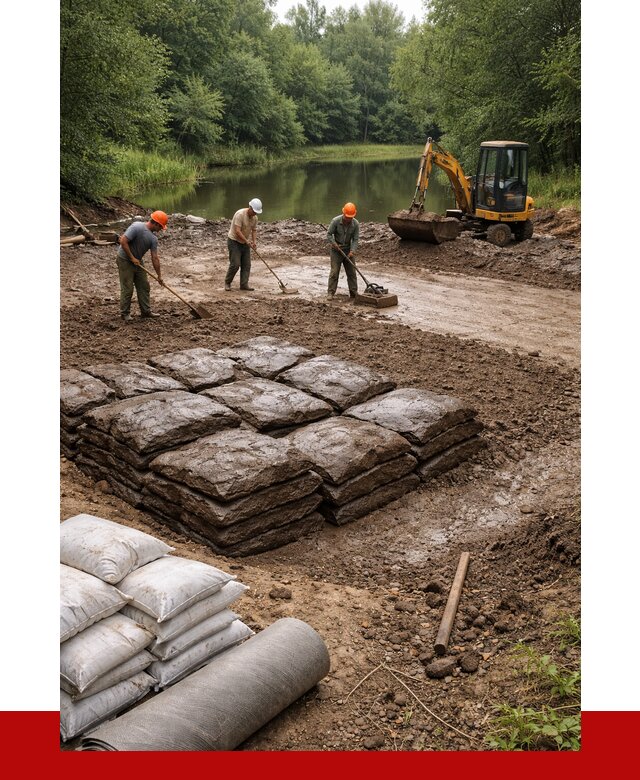 Купить глину для пруда в Прокопьевске от 4652 р. с доставкой | ПРОНЕРУДПрк