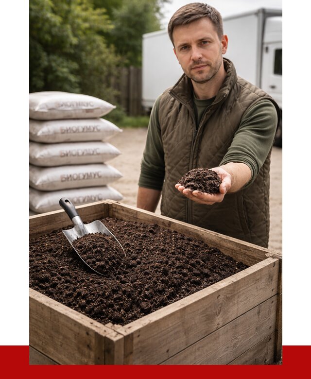 Купить биогумус в Прокопьевске с доставкой от 8786 р. за куб | ПРОНЕРУДПрк