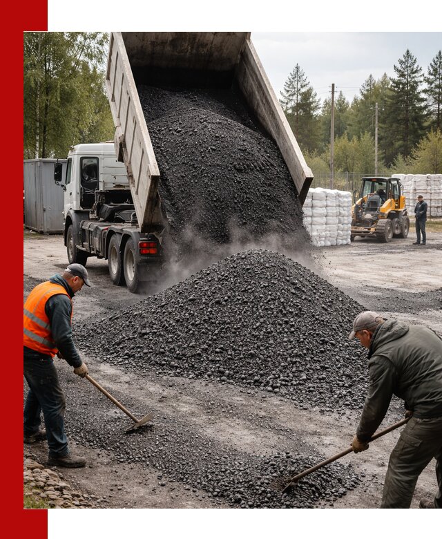 Доставка и продажа асфальтного гранулята в Прокопьевске