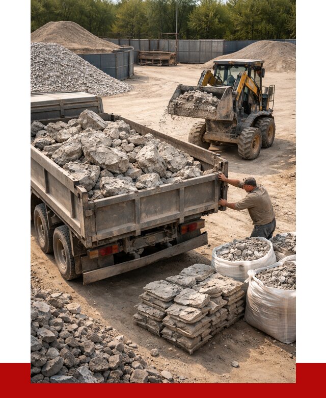 Купить бой бетона с доставкой в Прокопьевске от 4962 р. | ПРОНЕРУДПрк