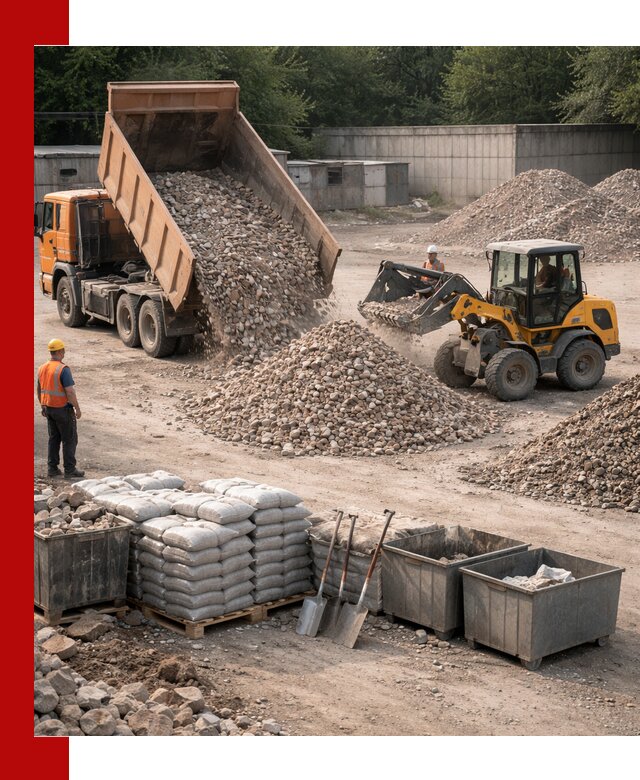 Вторичные материалы для отсыпки в Прокопьевске — поставка и доставка