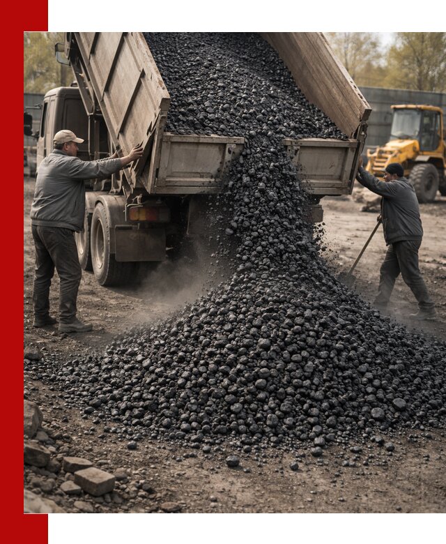 Доставка угля семечка самосвалами в Прокопьевске