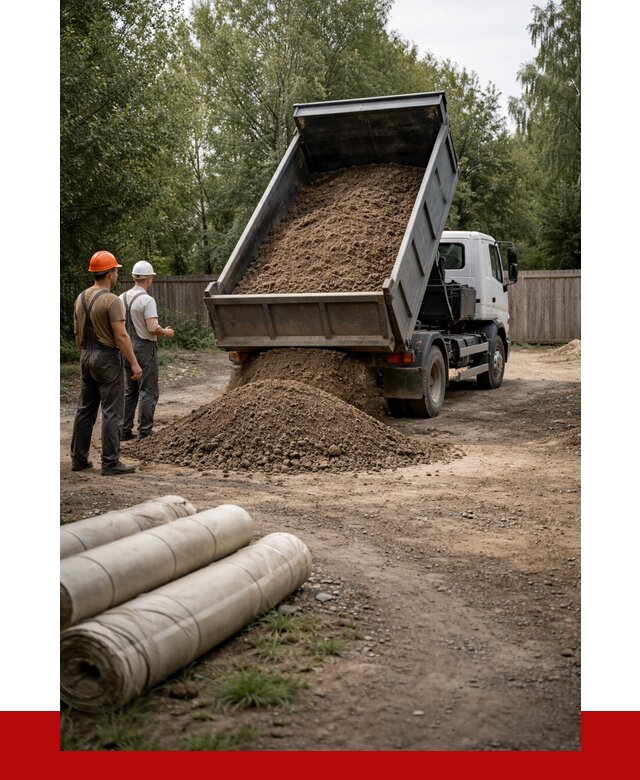 Доставка сыпучих материалов самосвалом в [cvi] от 4342 р. | ПРОНЕРУДПрк