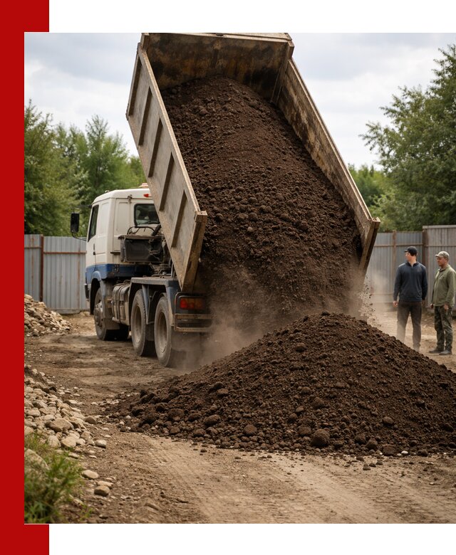 Доставка самосвалом 10 кубов в Прокопьевске быстро и надёжно