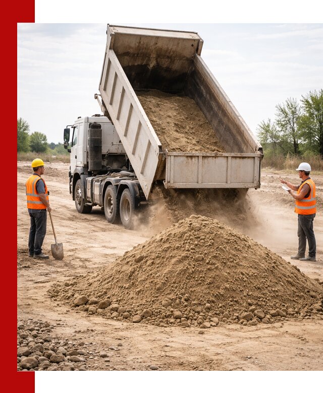 Доставка самосвалом 15 кубов в Прокопьевске за город и по городу