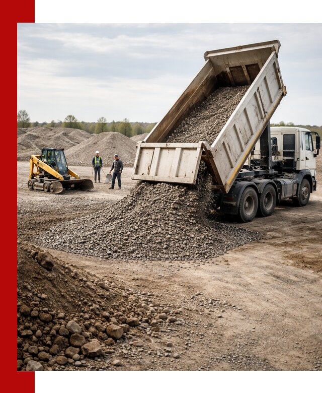 Доставка самосвалом 25 м³ в Прокопьевске быстро и надежно