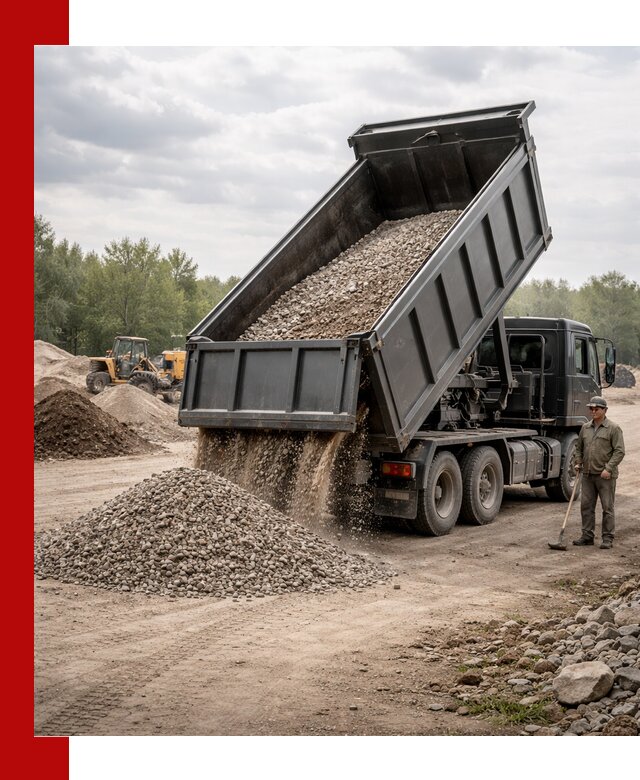 Доставка самосвалом 30 м3 по выгодным ценам в Прокопьевске