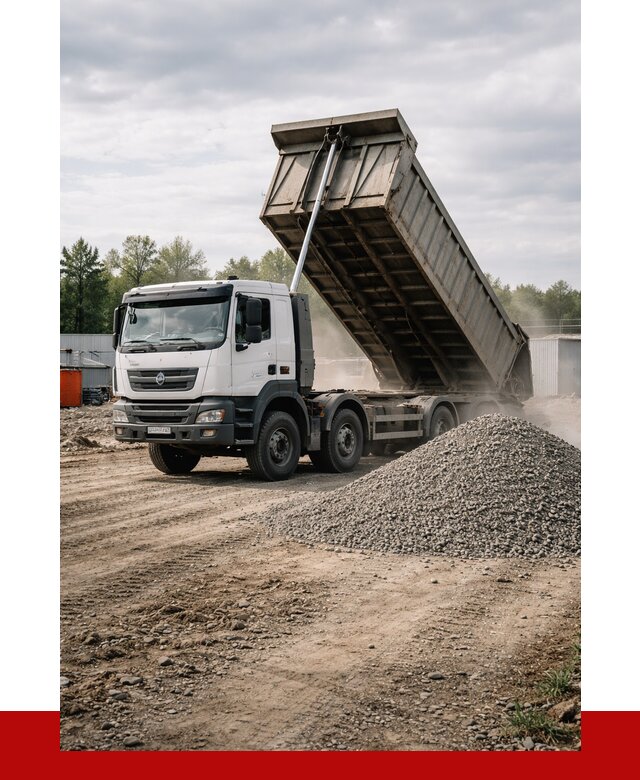 Доставка самосвалом 40 кубов в Прокопьевске от 9303 р. | ПРОНЕРУДПрк