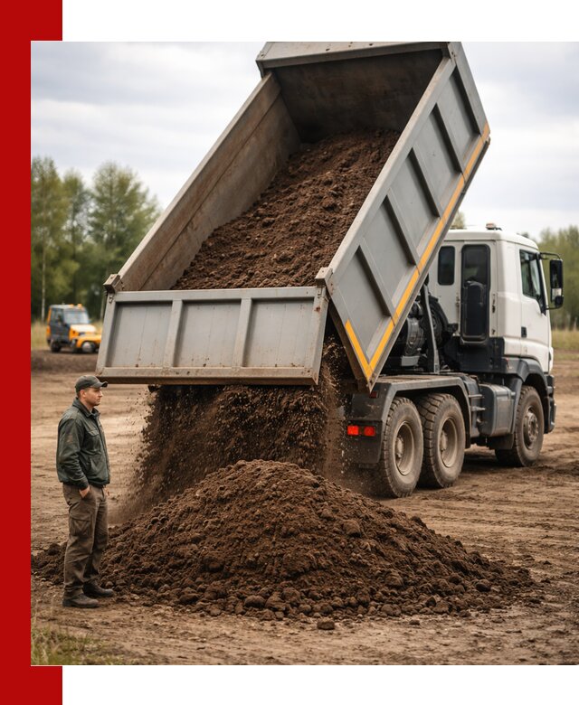 Аренда самосвала с водителем в Прокопьевске для сыпучих грузов и навоза
