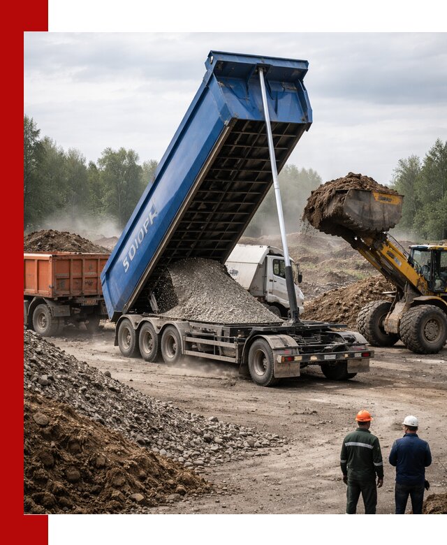 Аренда тонар 40 тонн в Прокопьевске с доставкой материалов