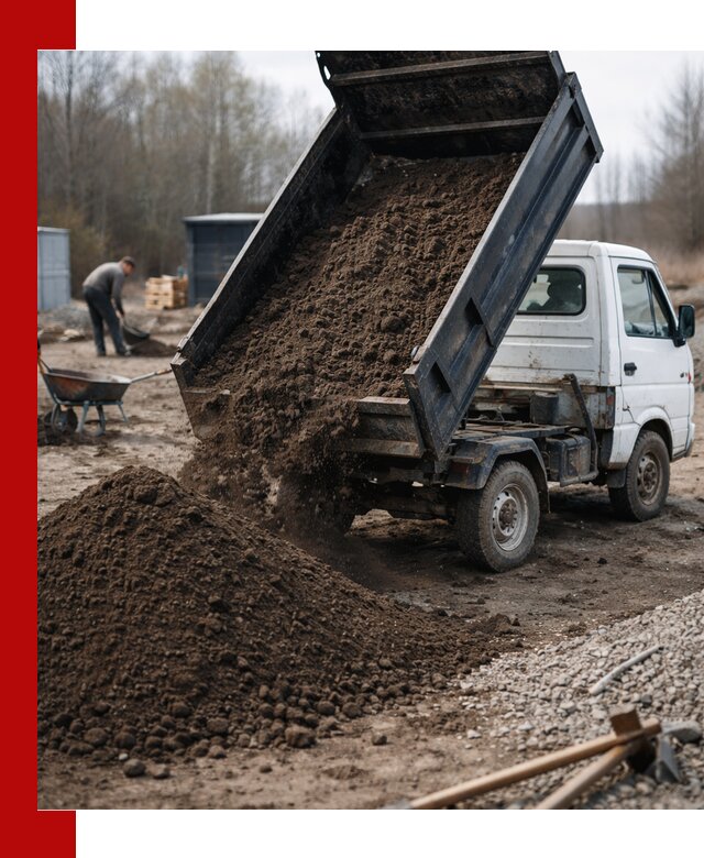 Аренда минисамосвала в Прокопьевске для доставки сыпучих материалов