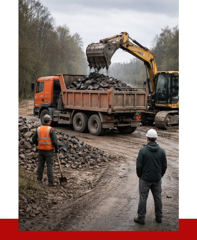 Вывоз асфальта в Прокопьевске от 4652 р. самосвалом ПРОНЕРУДПрк