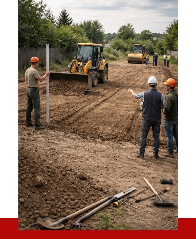 Планировка участка грунтом в Прокопьевске от 4652 р ПРОНЕРУДПрк