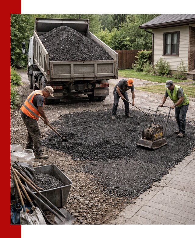 Асфальтовая крошка для двора с доставкой в Прокопьевске